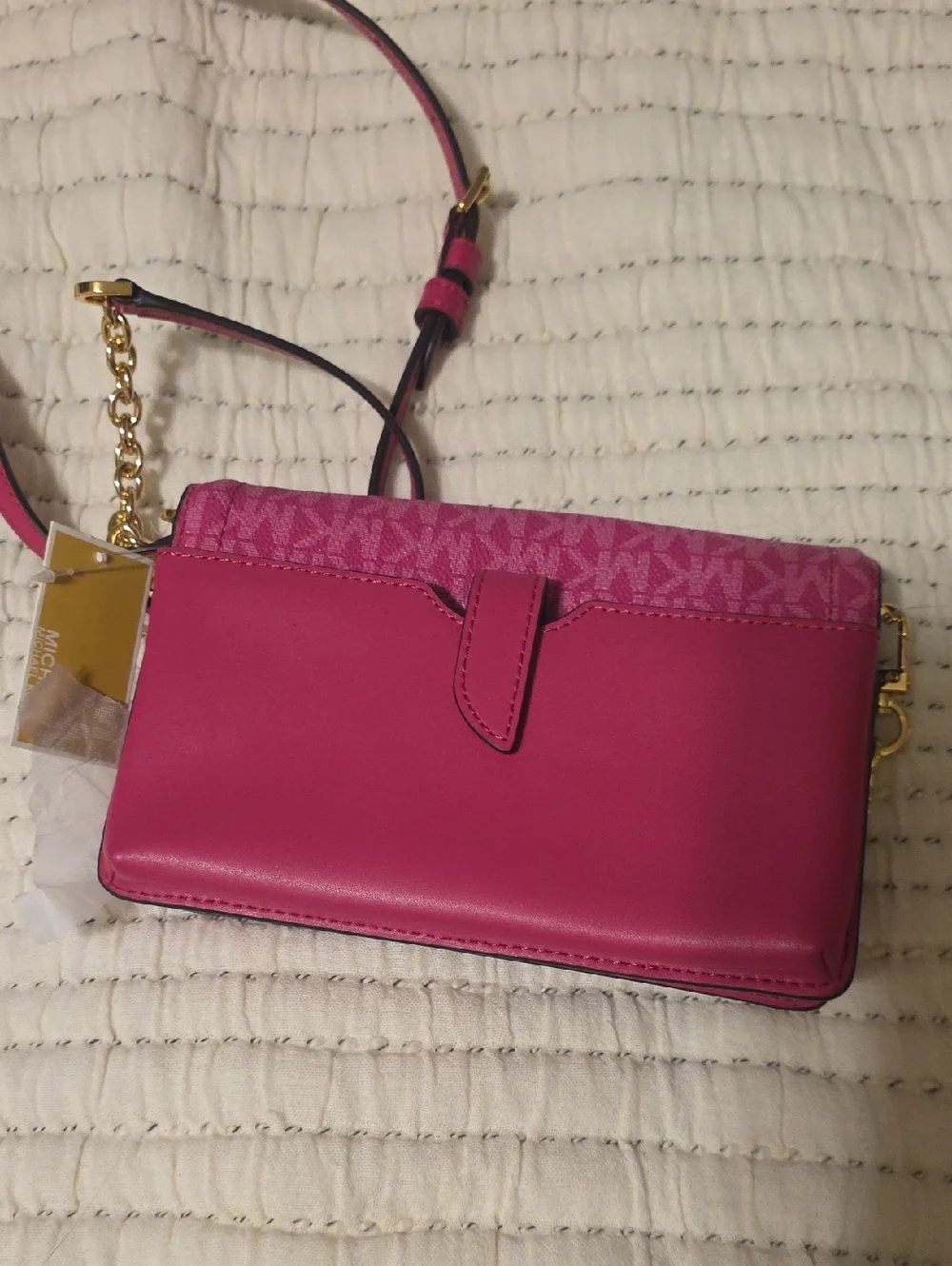 Michael Kors Jet Set Wild Berry Crossbody Nwt - Picture 7 of 7